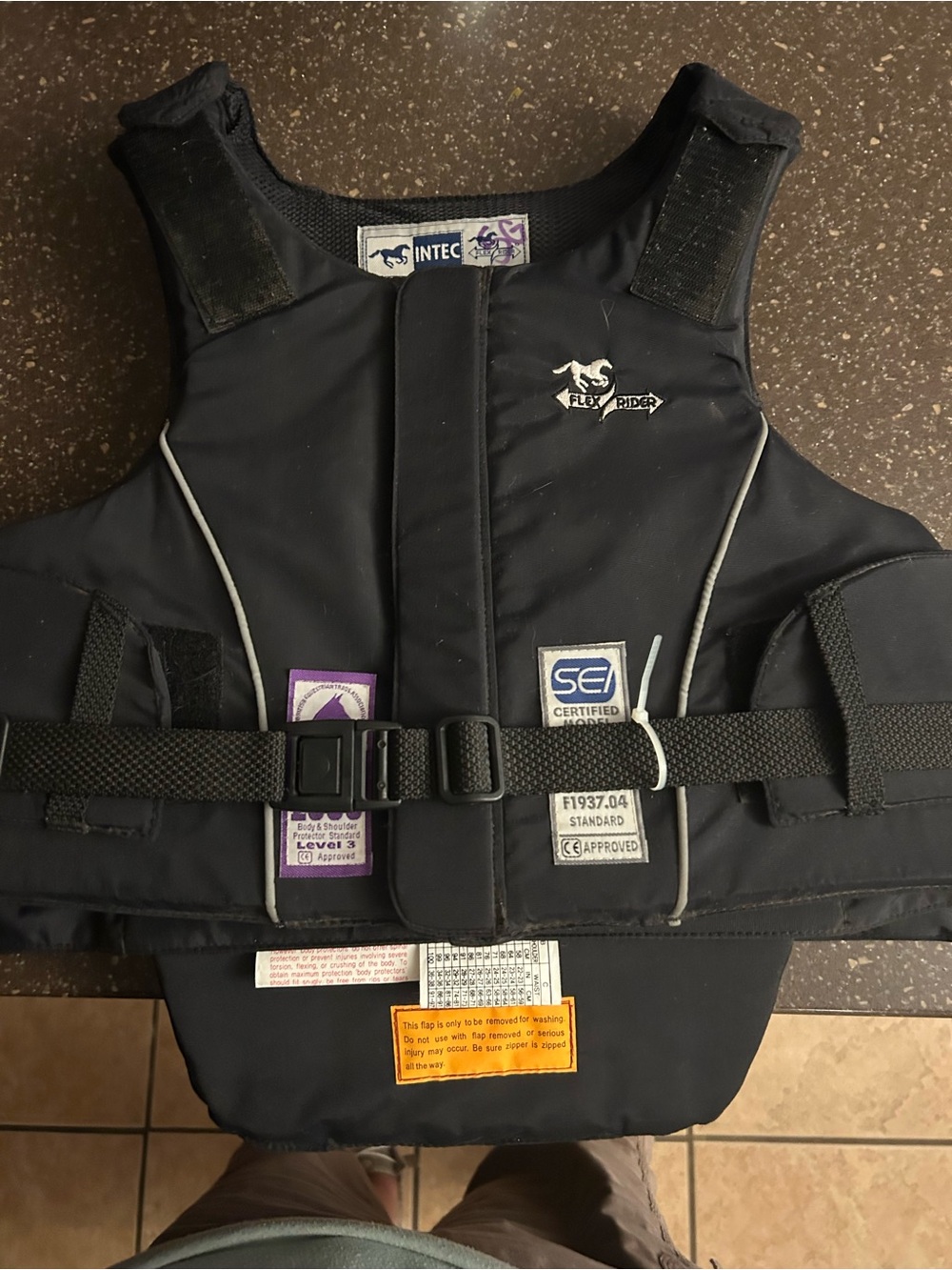 Intec flex rider Equestrian Rider Safety Vest
Size 30 XL Youth